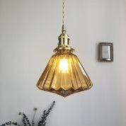 Nowoczesna Szklana Lampa Wisząca Diament