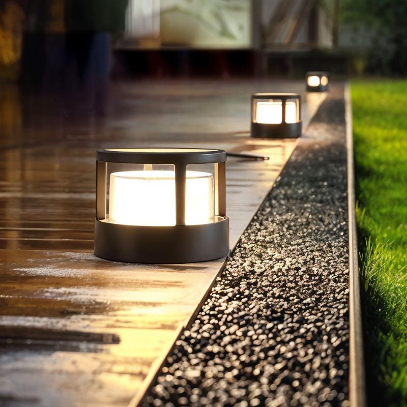 Nowoczesna Zewnętrzna Lampa LED do Ścieżek i Montażu Ściennego