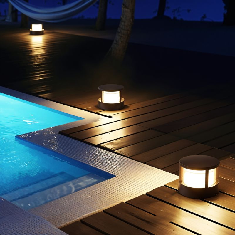 Nowoczesna Zewnętrzna Lampa LED do Ścieżek i Montażu Ściennego