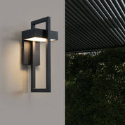 Nowoczesna Zewnętrzna Lampa Ścienna LED w Stylu Latarni