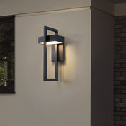 Nowoczesna Zewnętrzna Lampa Ścienna LED w Stylu Latarni
