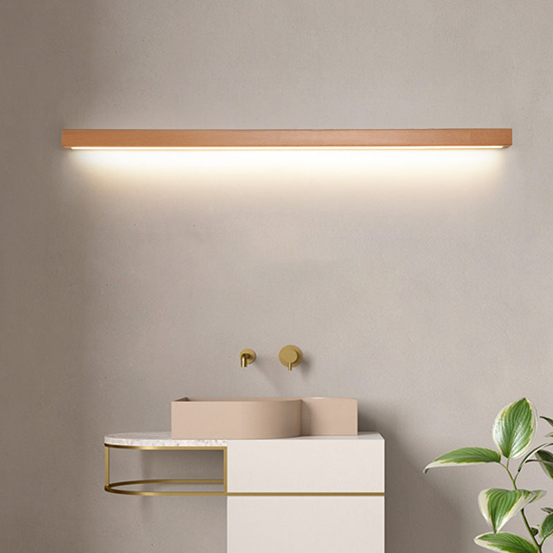 Nowoczesne liniowe kinkiety LED | Lustro