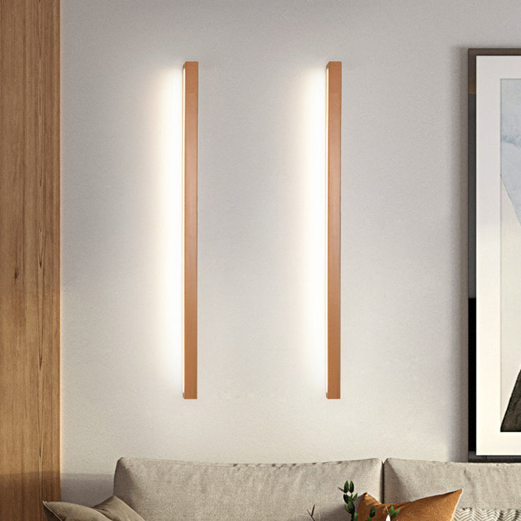 Nowoczesne liniowe kinkiety LED | Lustro