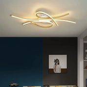 Nowoczesny Plafon LED z Geometryczną Formą