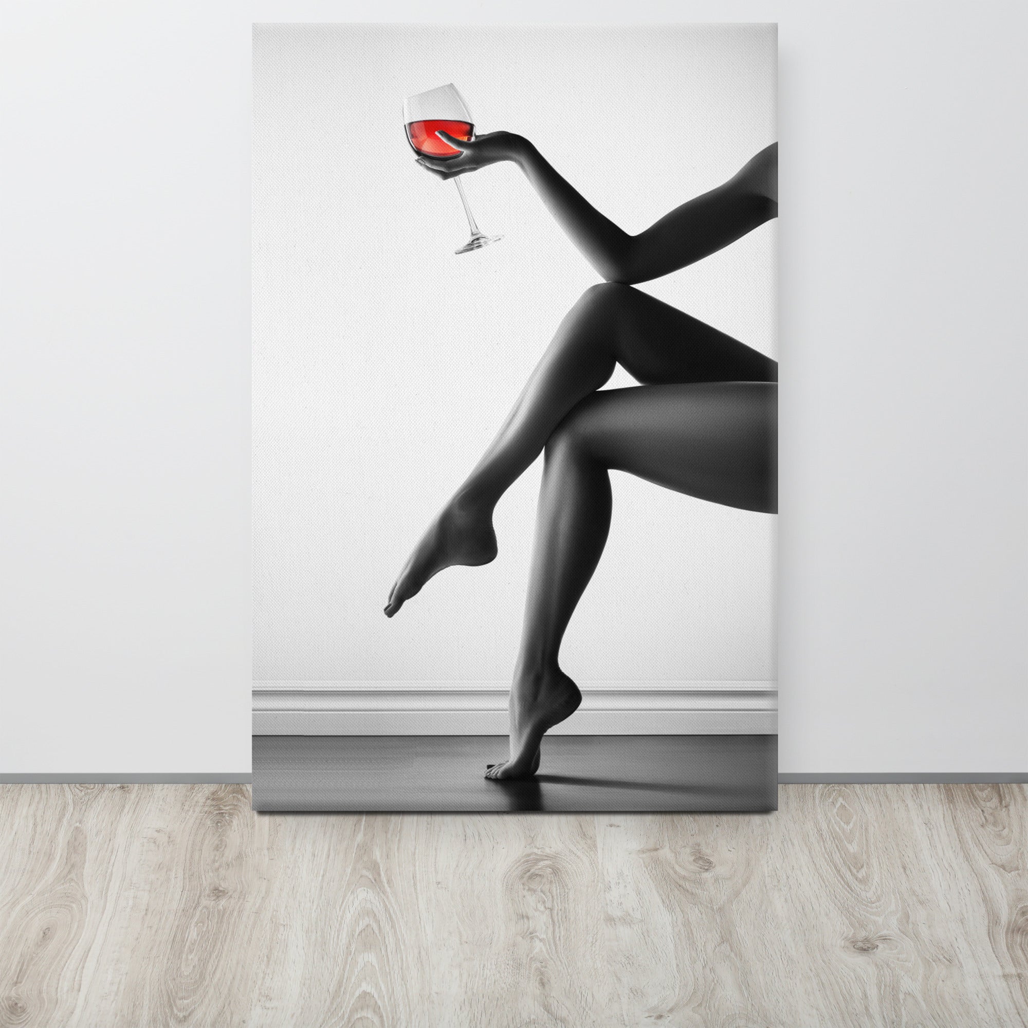 Obraz „Who Wants Wine” – Wyrazista Dekoracja na Płótnie
