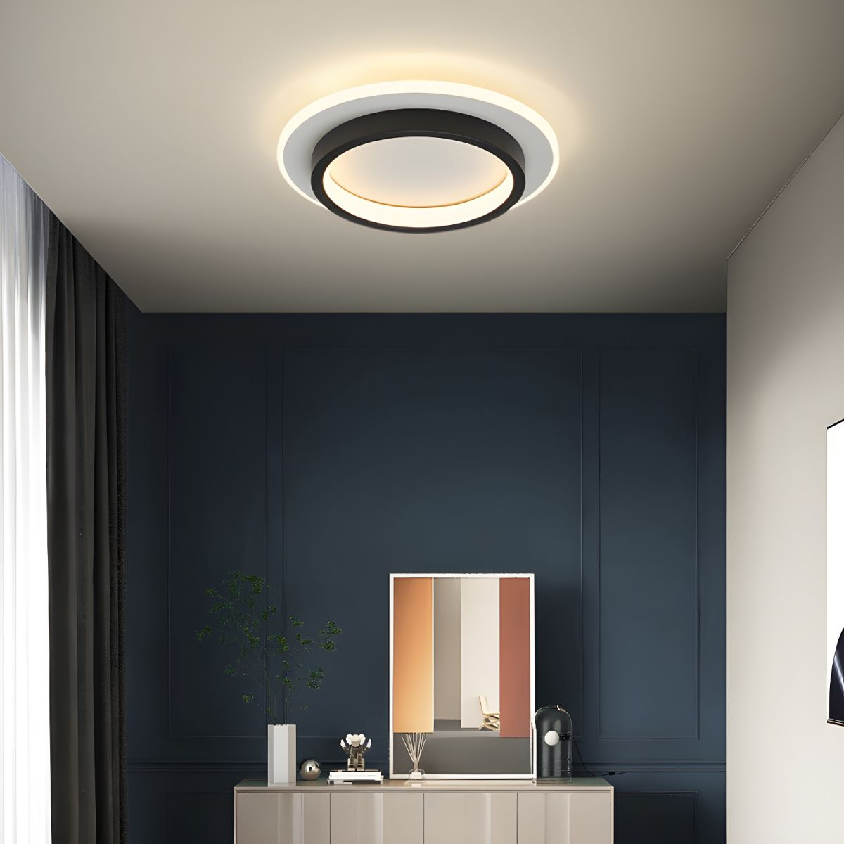 Okrągła Lampa Sufitowa do Korytarza | Lampa LED