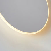Okrągła Minimalistyczna Zewnętrzna Lampa Ścienna LED