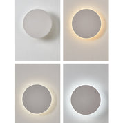Okrągła Minimalistyczna Zewnętrzna Lampa Ścienna LED