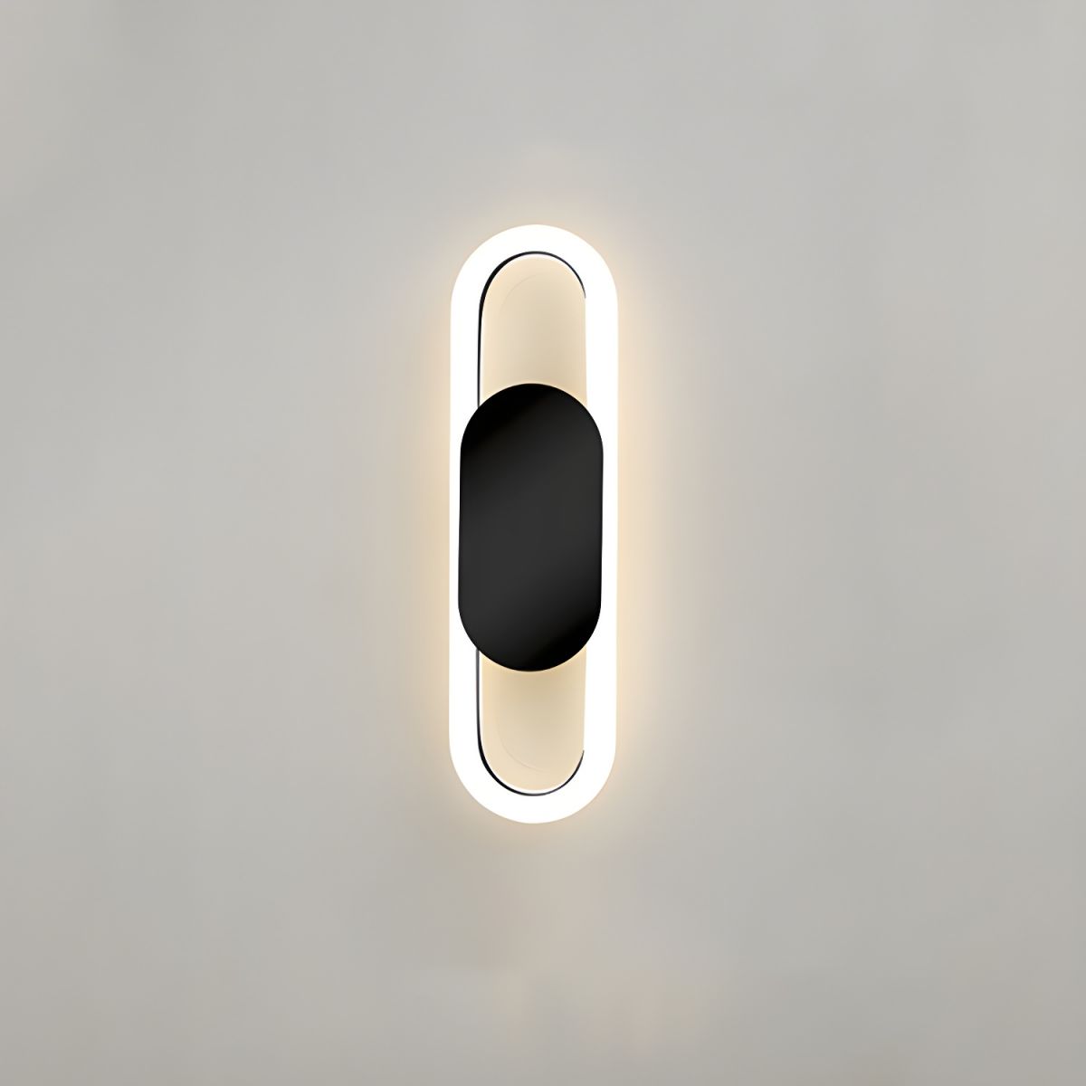 Owalna Lampa Ścienna LED w Kształcie Kapsuły