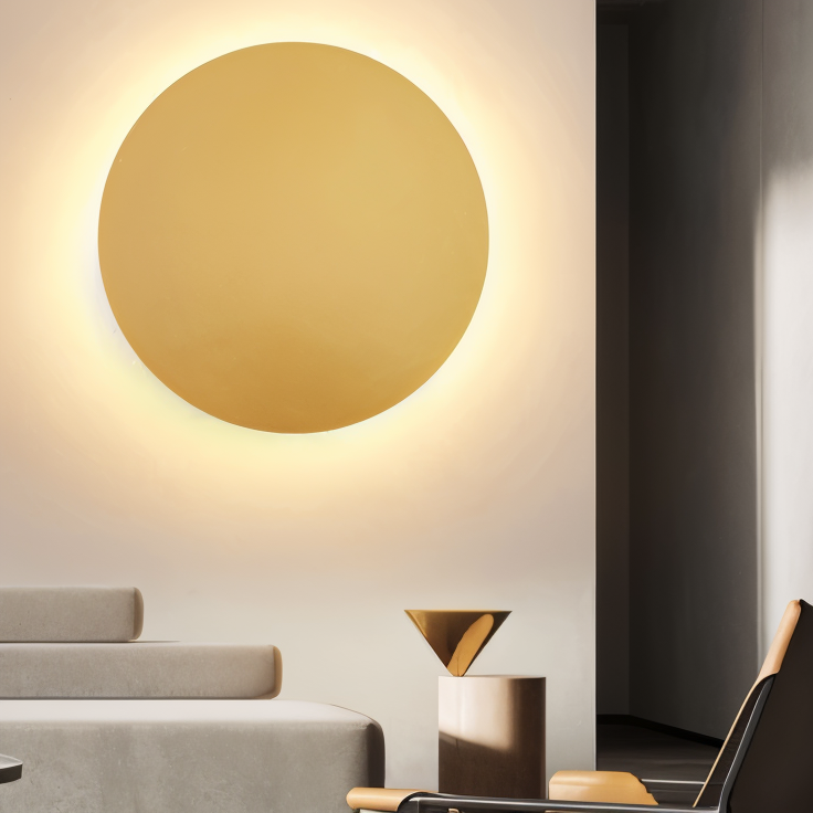 Prosta Okrągła Lampa Nocna | Lampa ścienna