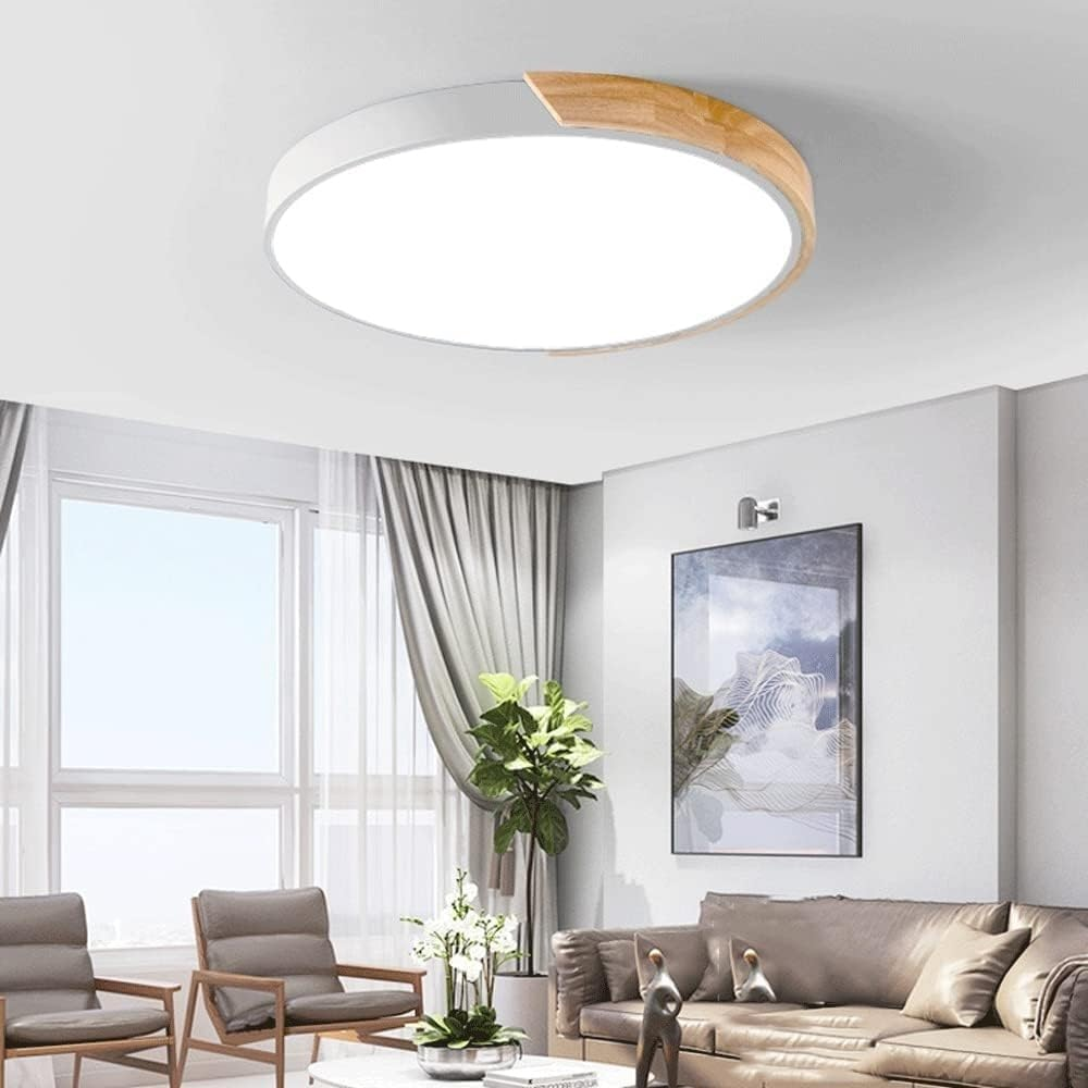 Prosta Okrągła Lampa Sufitowa LED | Lampa do Salonu