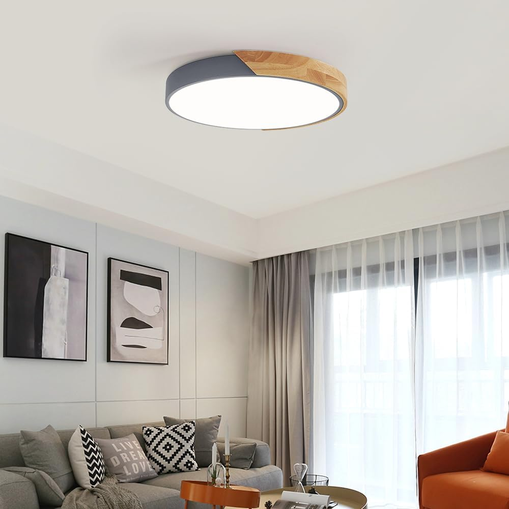 Prosta Okrągła Lampa Sufitowa LED | Lampa do Salonu