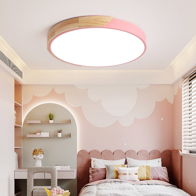 Prosta Okrągła Lampa Sufitowa LED | Lampa do Salonu