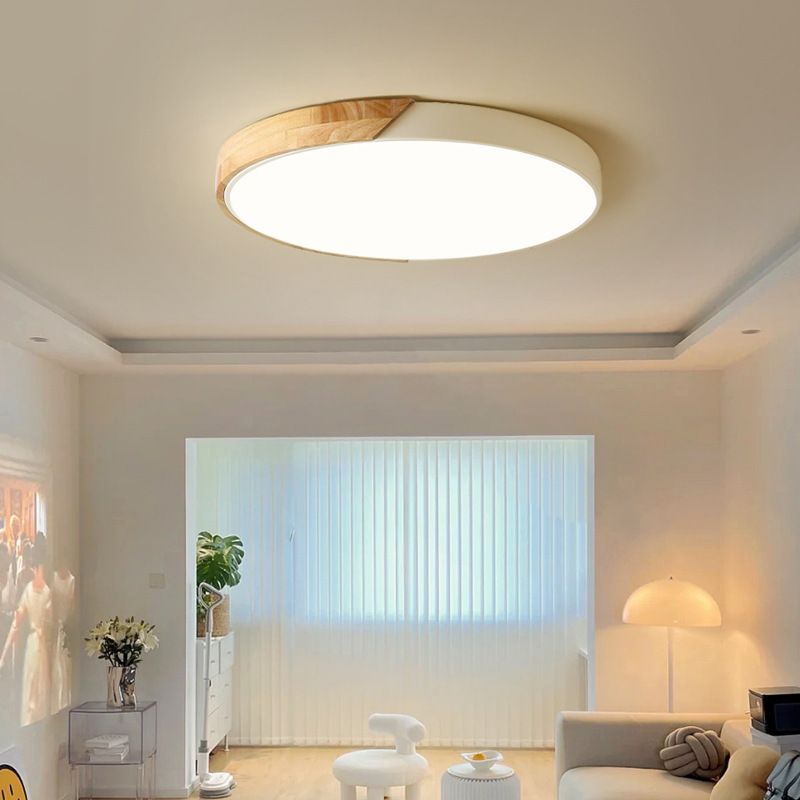 Prosta Okrągła Lampa Sufitowa LED | Lampa do Salonu
