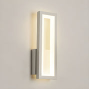 Prostokątna Lampa Ścienna LED z Podświetlaną Ramą