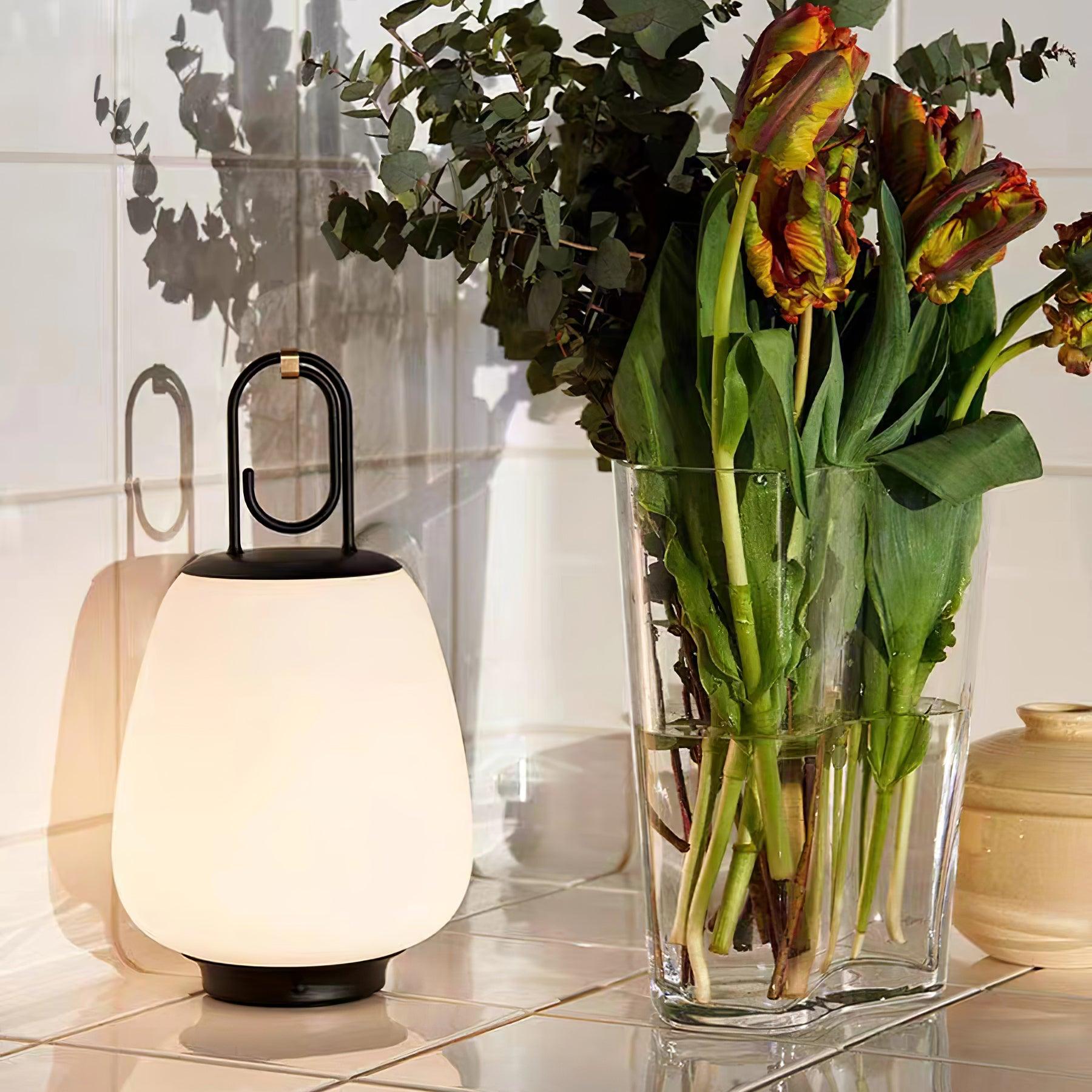 Przenośna Bezprzewodowa Lampa Stołowa LED | Design Latarni