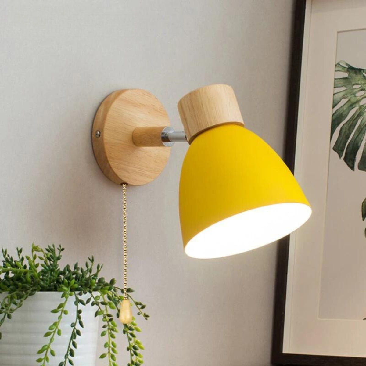 Lampa Nocna w Stylu Skandynawskim | lampy do Sypialni