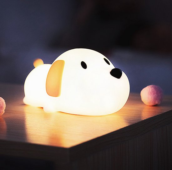 Slaapvriend Silicone Night Light for Kids with Timer and Brightness Adjustment