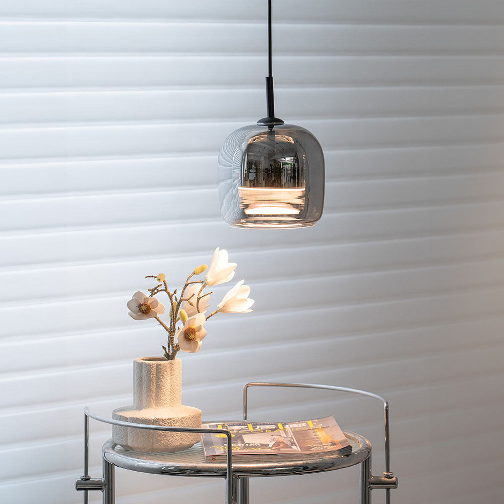Skandynawska Szklana Lampa Wisząca LED