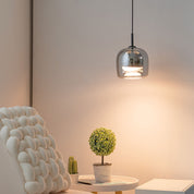Skandynawska Szklana Lampa Wisząca LED