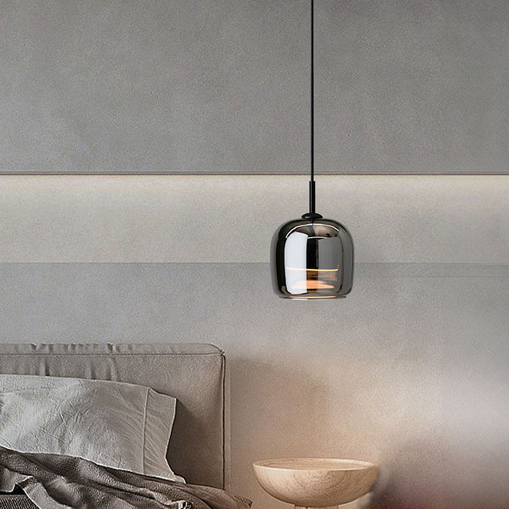 Skandynawska Szklana Lampa Wisząca LED