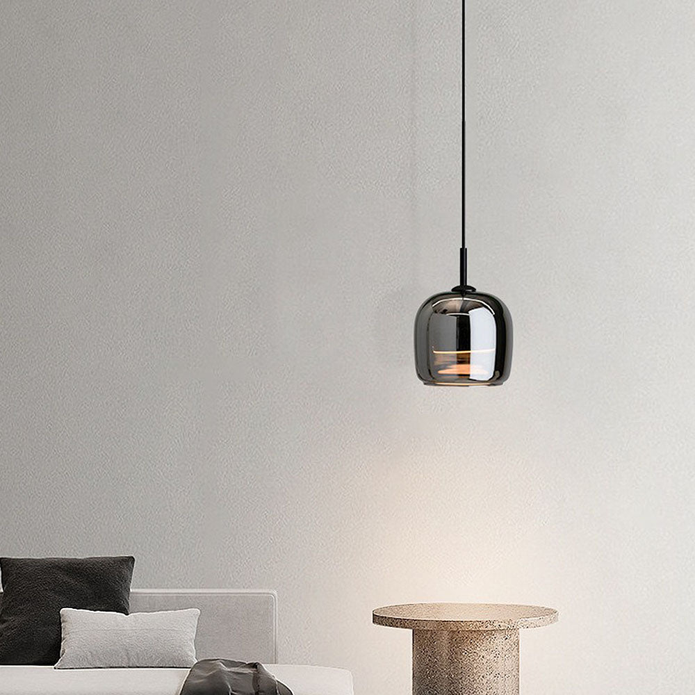Skandynawska Szklana Lampa Wisząca LED