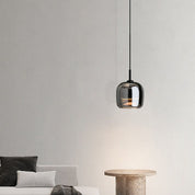 Skandynawska Szklana Lampa Wisząca LED