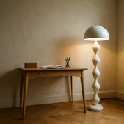 Smukła Lampa Podłogowa LED w Stylu Skandynawskim