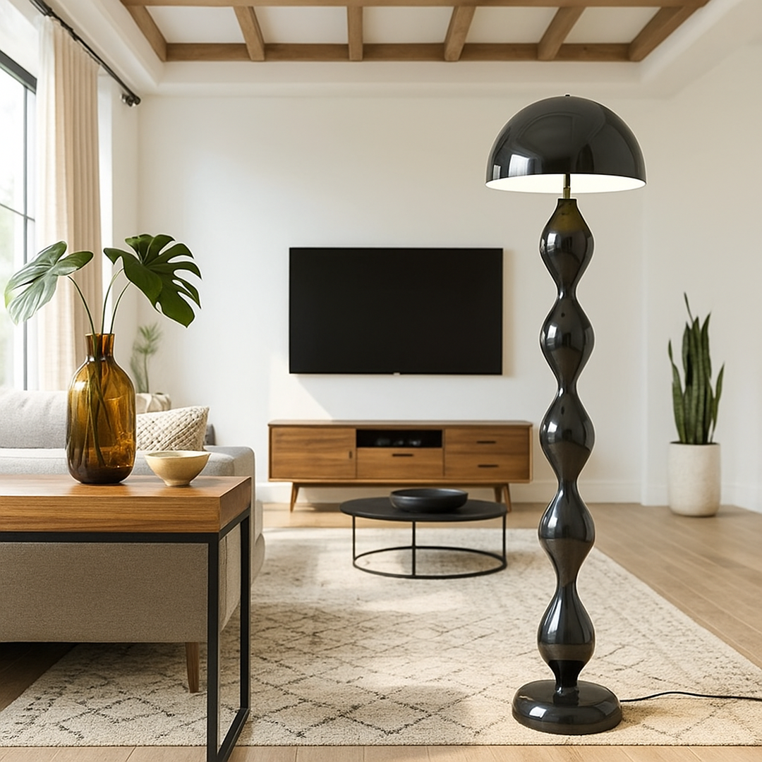 Smukła Lampa Podłogowa LED w Stylu Skandynawskim