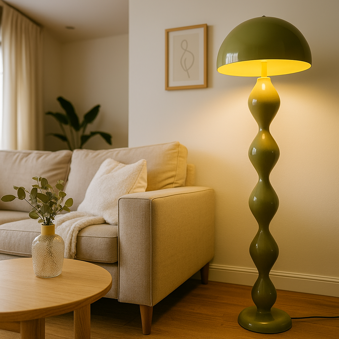 Smukła Lampa Podłogowa LED w Stylu Skandynawskim