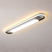 Smukła Owalna Lampa Sufitowa LED do Przedpokoju