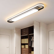 Smukła Owalna Lampa Sufitowa LED do Przedpokoju