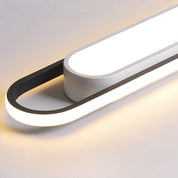 Smukła Owalna Lampa Sufitowa LED do Przedpokoju
