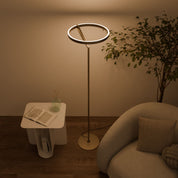 Smukła lampa podłogowa LED z podwójnym kierunkiem światła – nowoczesny design
