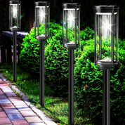 Solarna Latarnia Ogrodowa LED – Wodoodporna Lampa Zewnętrzna