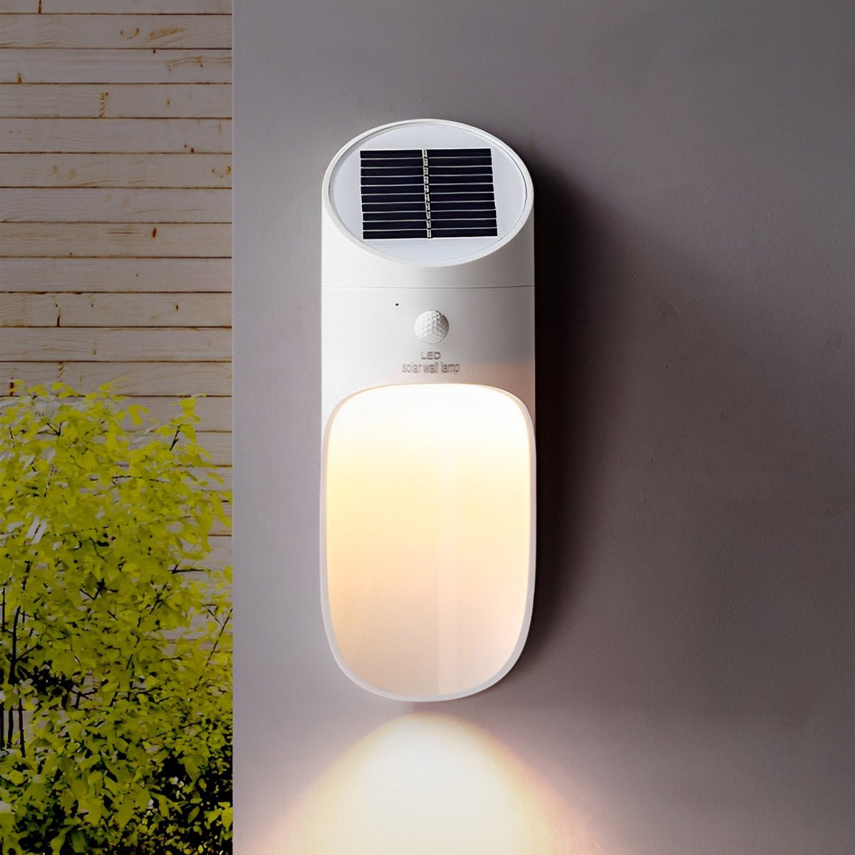 Solarna Zewnętrzna Lampa Ścienna z Czujnikiem Ruchu PIR