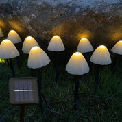 Solarne Lampki Ogrodowe LED w Kształcie Grzybków