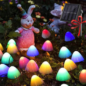 Solarne Lampki Ogrodowe LED w Kształcie Grzybków