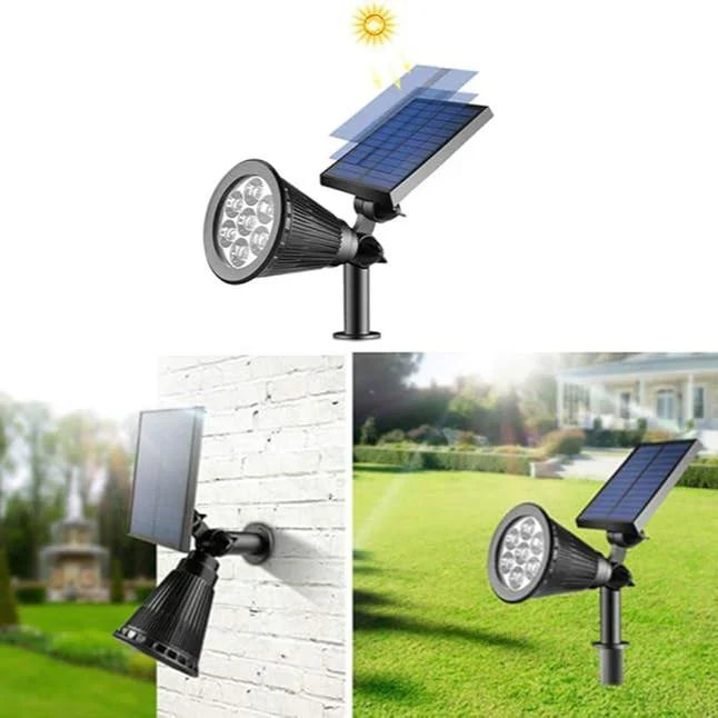 Solarny Reflektor Ogrodowy LED z Czujnikiem Zmierzchu