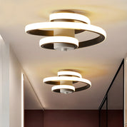 Spiralna Lampa Sufitowa LED Natynkowa do Przedpokoju