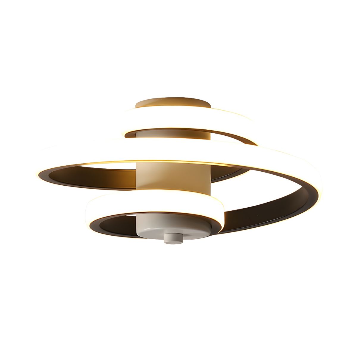 Spiralna Lampa Sufitowa LED Natynkowa do Przedpokoju