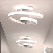 Spiralna Lampa Sufitowa LED Natynkowa do Przedpokoju