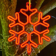 Świąteczne Płatki Śniegu LED do Zawieszenia – 6 Kolorów