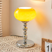 Szklana Lampa Stołowa Bauhaus w Kształcie Kwiatu
