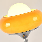 Szklana Lampa Stołowa Bauhaus w Stylu Vintage