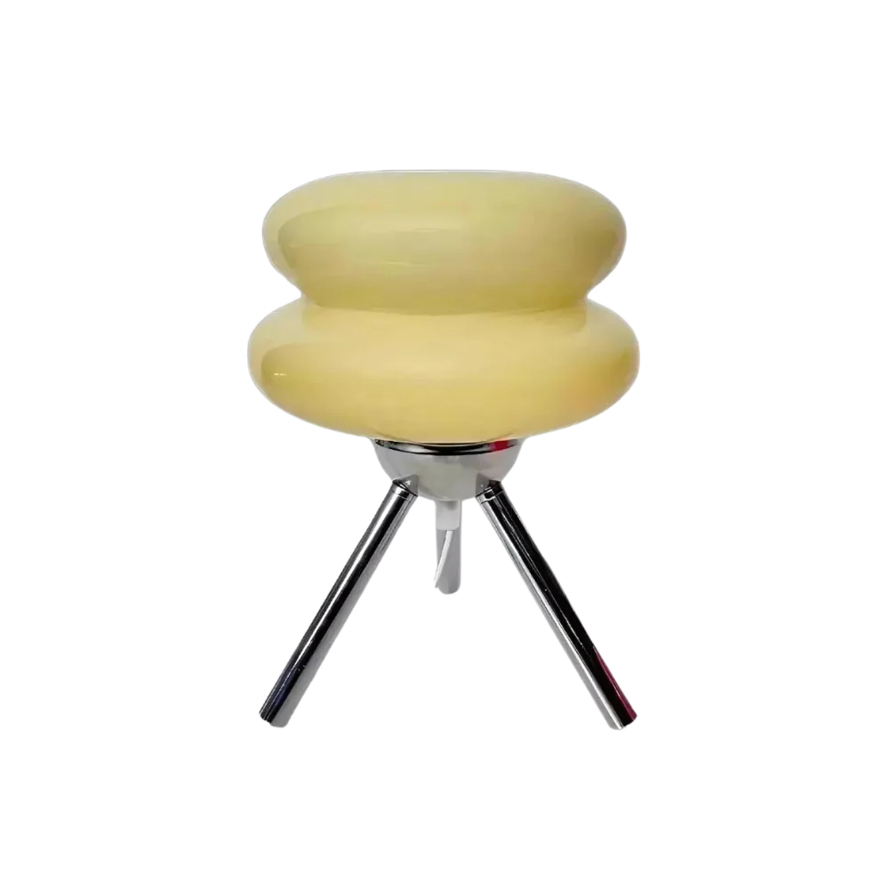 Szklana Lampa Stołowa LED na Trójnogu