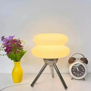 Szklana Lampa Stołowa LED na Trójnogu