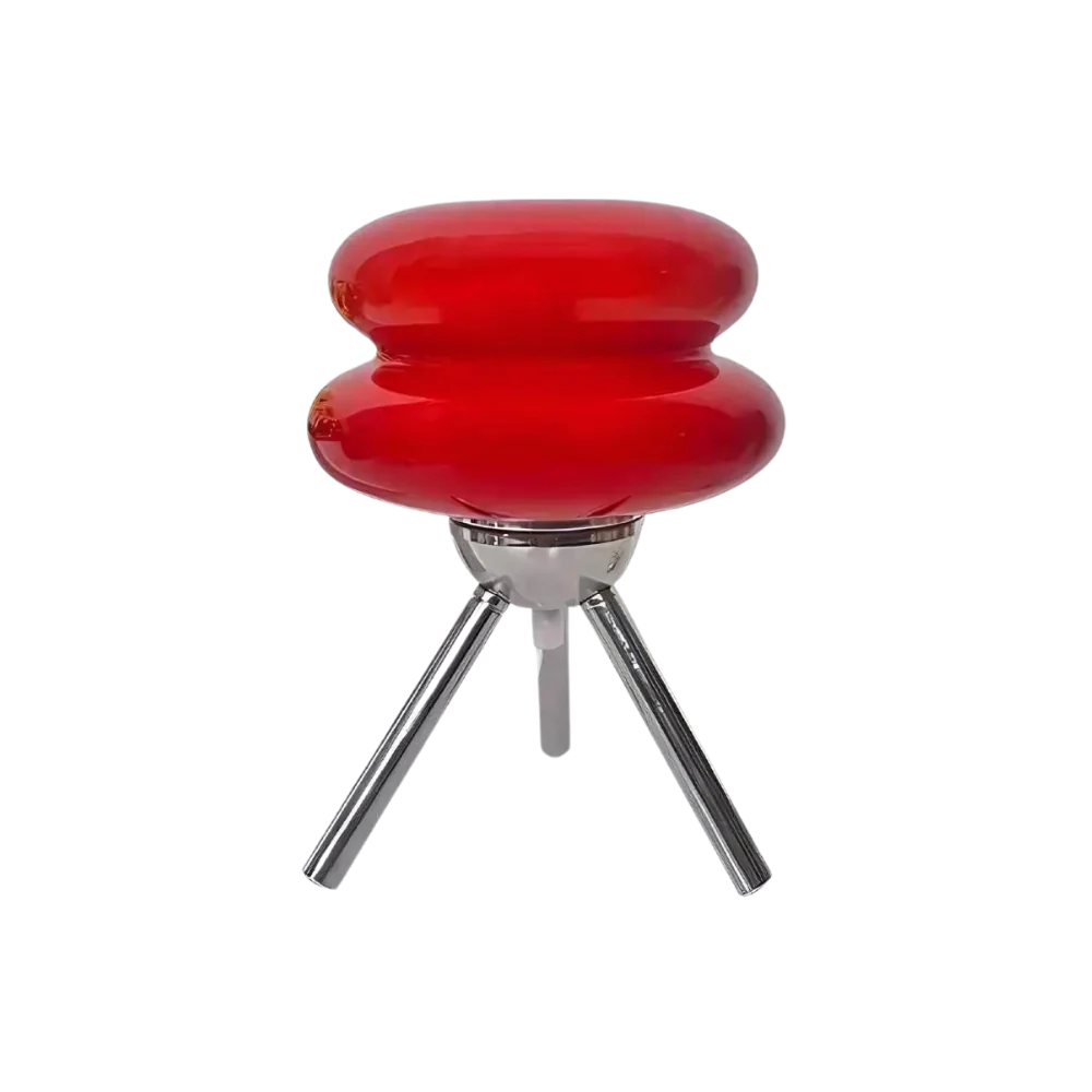 Szklana Lampa Stołowa LED na Trójnogu