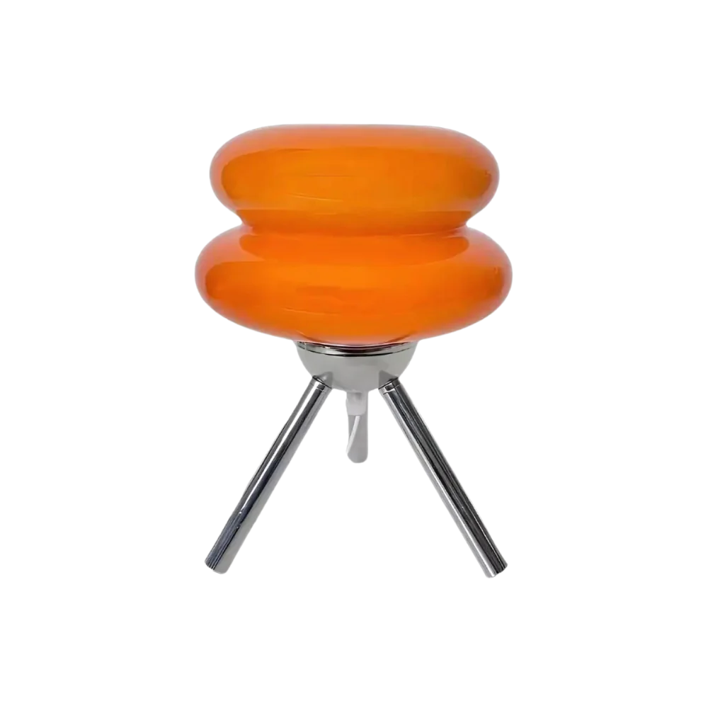 Szklana Lampa Stołowa LED na Trójnogu