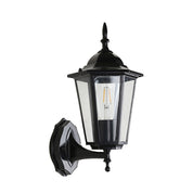 Szklana Zewnętrzna Lampa Ścienna do Ogrodu | Styl Retro